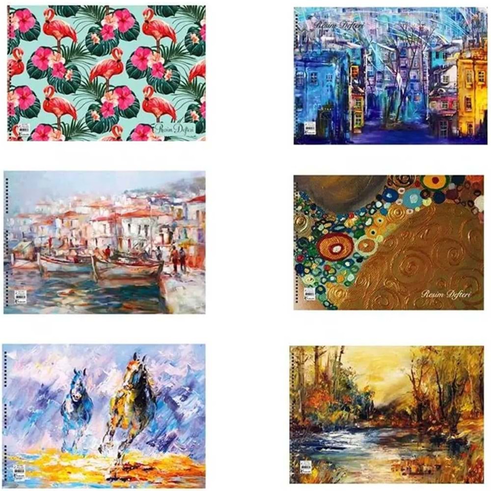 Keskin Color Resim Defteri Spiralli Basic 35x50 15 YP 304515-99 (1 Adet)