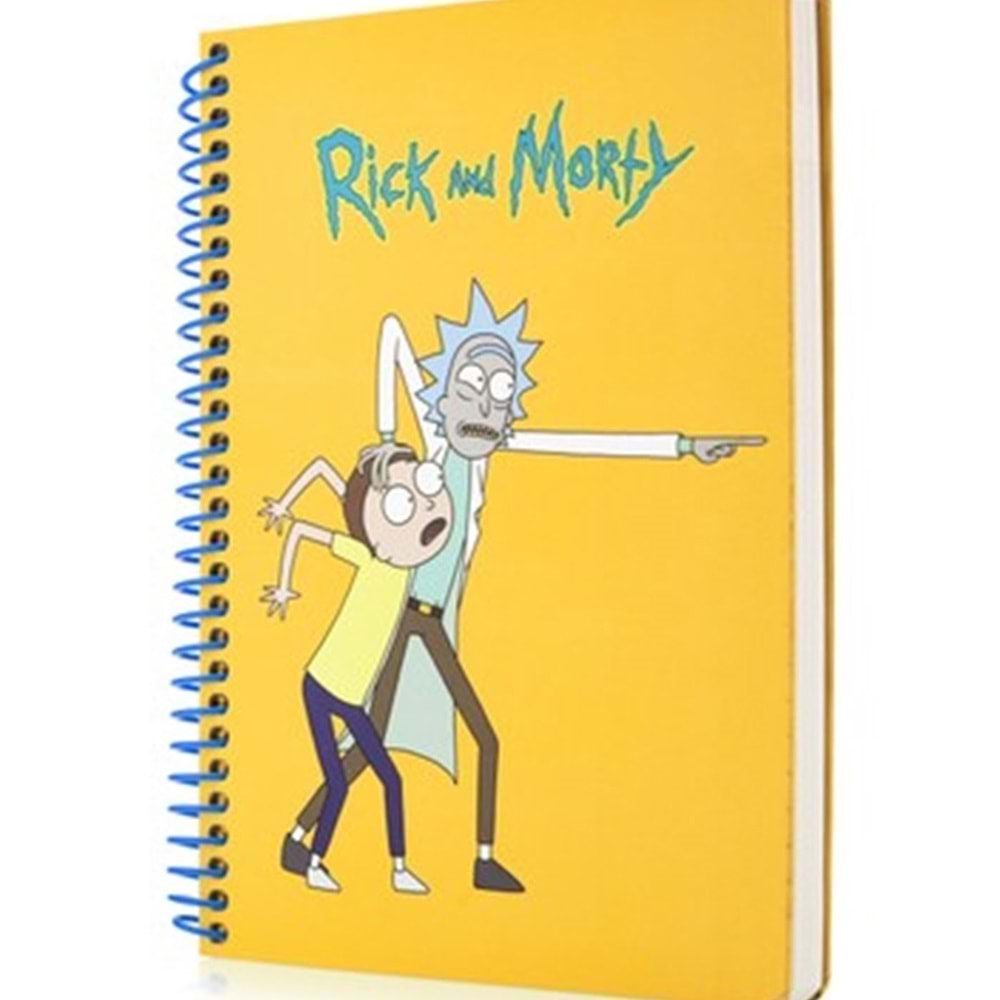 Keskin Color Bloknot Spiralli Rick And Morty A6 80 Yp.Çizgili 140400-11