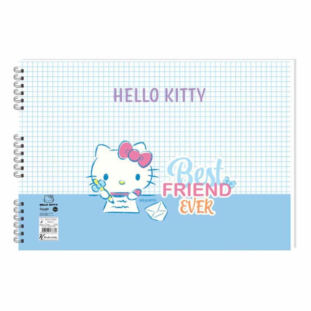 Hello Kitty Resim Defteri Spiralli 25x35 15 Yaprak 300215-08 (1 Adet)