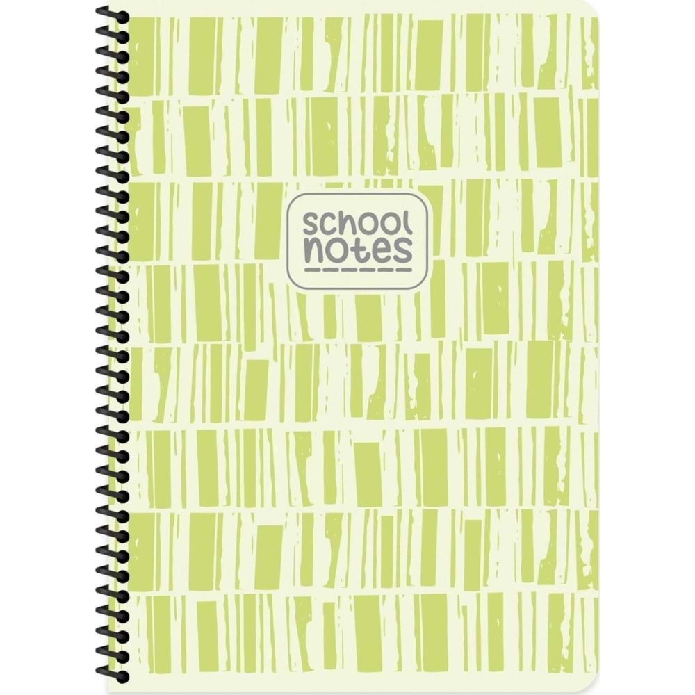 Keskin Color Defter Karton Kapak Spiralli Çizgi 16,5x22,5 80 YP Kar.