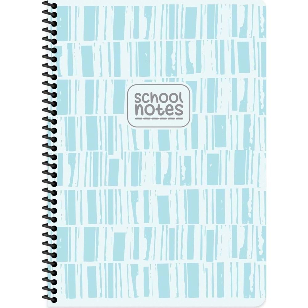 Keskin Color Defter Karton Kapak Spiralli Çizgi 16,5x22,5 80 YP Kar.