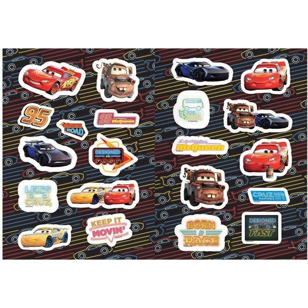 Keskin Color Boyama Kitabı Çıkartmalı Cars 20x28 8 YP 244930-33