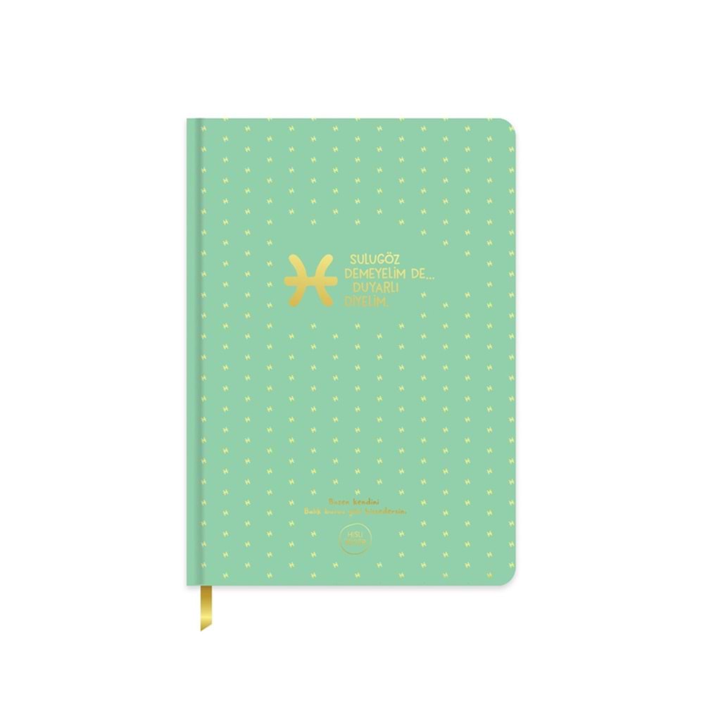 Hisli Şeyler A5 96 Yp.çizgili Sert Kapak Ciltli Defter-burçlar Serisi 500741-99