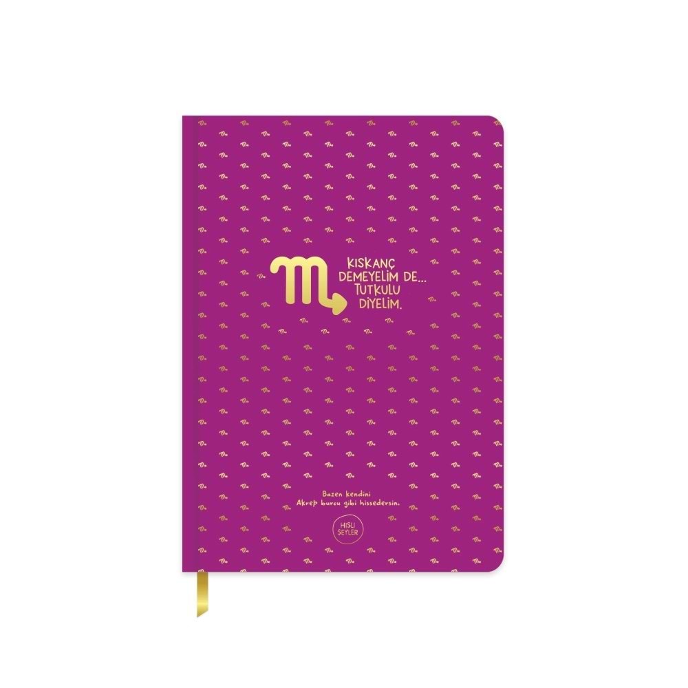 Hisli Şeyler A5 96 Yp.çizgili Sert Kapak Ciltli Defter-burçlar Serisi 500741-99