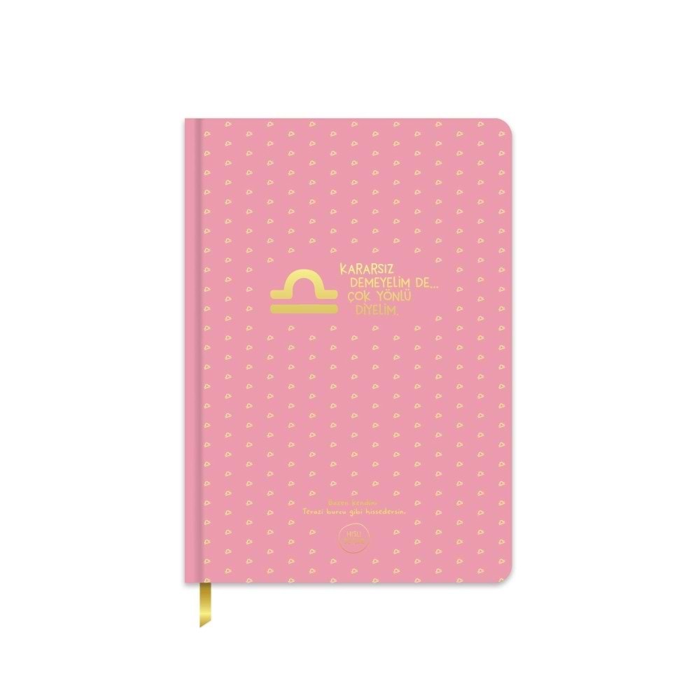 Hisli Şeyler A5 96 Yp.çizgili Sert Kapak Ciltli Defter-burçlar Serisi 500741-99