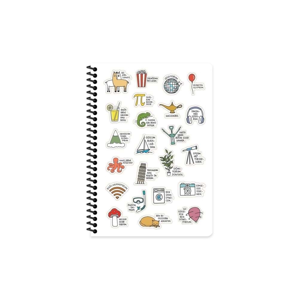 Hisli Şeyler A5 Ajanda Parlamak İçin Doğmuşum 600093-99