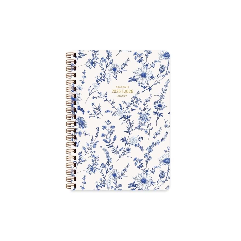 Keskin Color Spiralli Akademik Ajanda Tuval 17x24