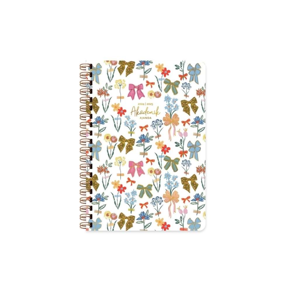 Keskin Color Spiralli Akademik Ajanda Fiyonk 17x24