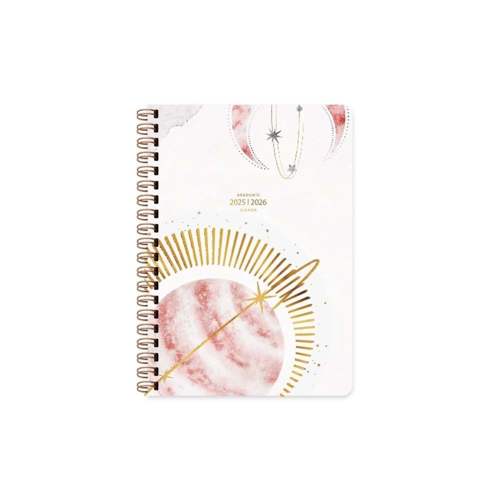 Keskin Color Spiralli Akademik Ajanda Parla 17x24