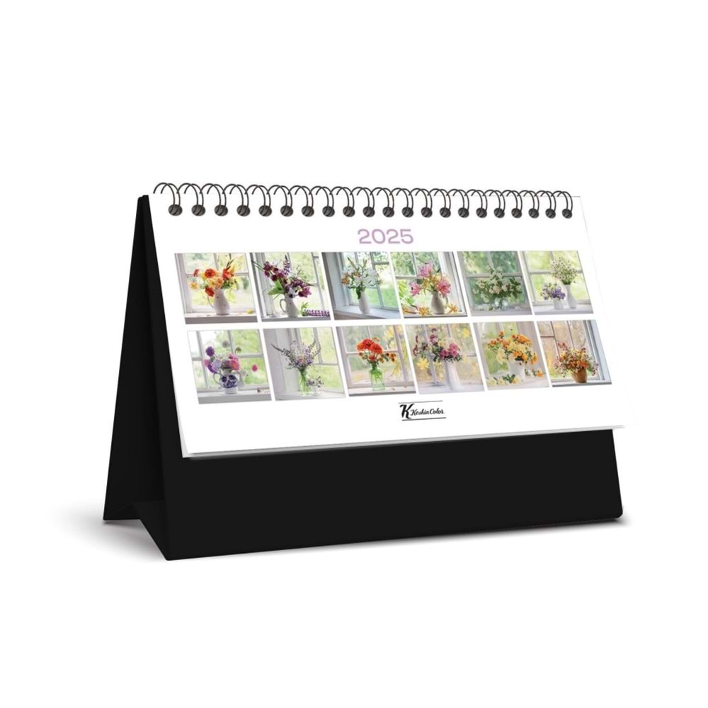 Keskin Color Plastik Üçgen Masa Takvim Gravür 2026 Mtp-821