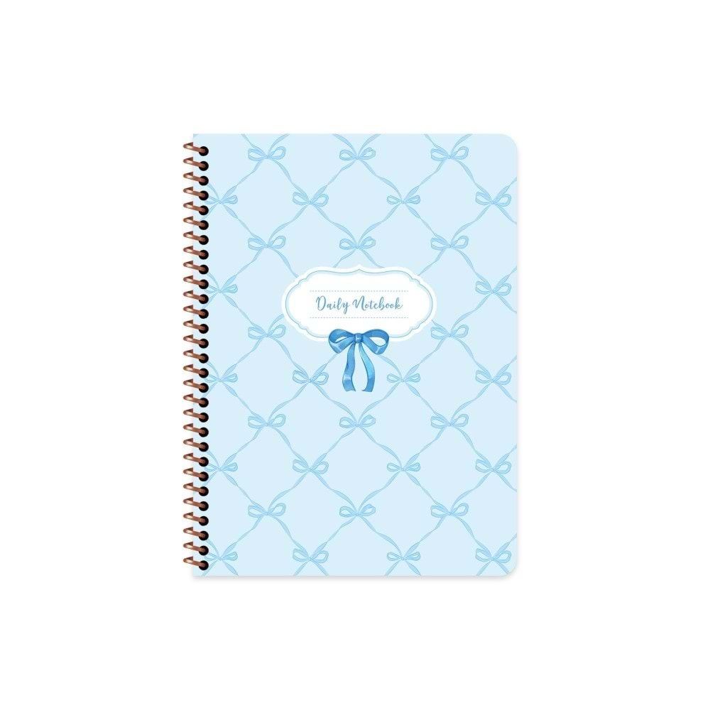 Keskin Color Spiralli Sert Kapak Defter Kurdele 16,5x22,5 120 Yp Çizgili