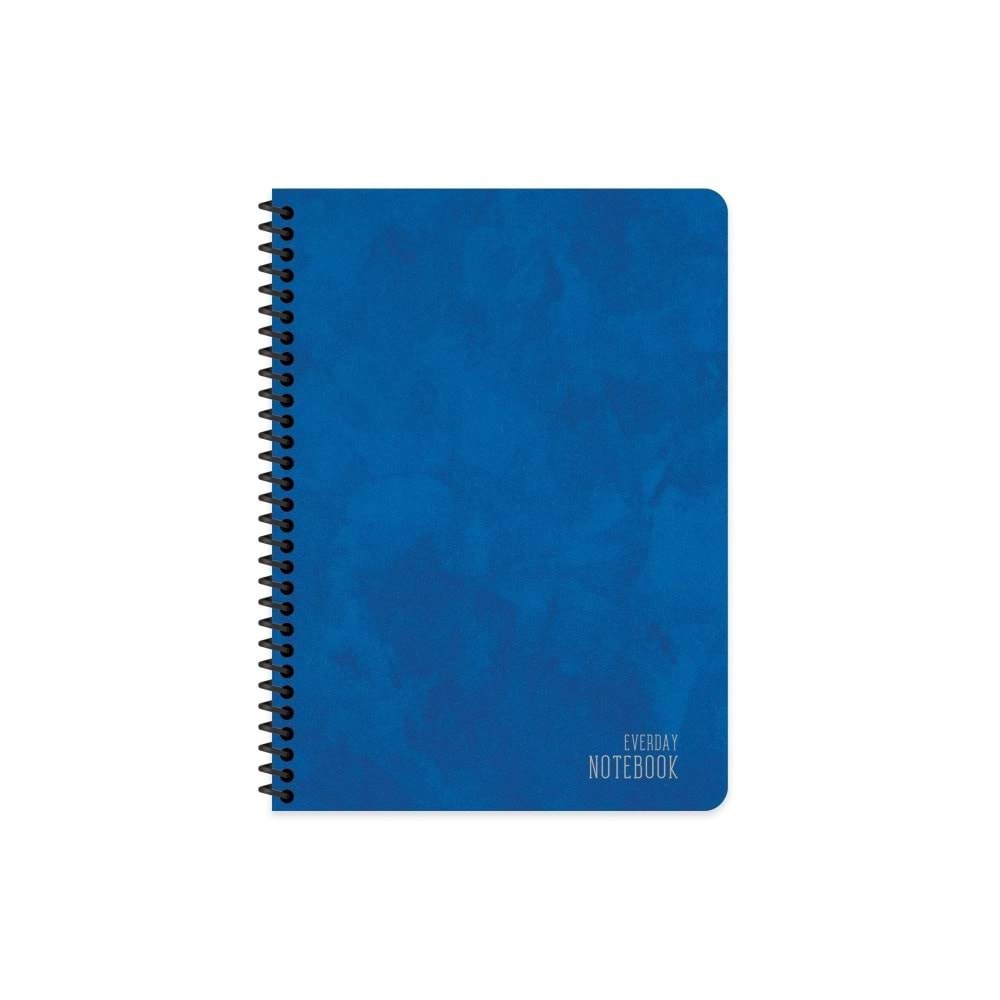 Keskin Color Spiralli Sert Kapak Defter Alfa 16,5x22,5 120 Yp Kareli