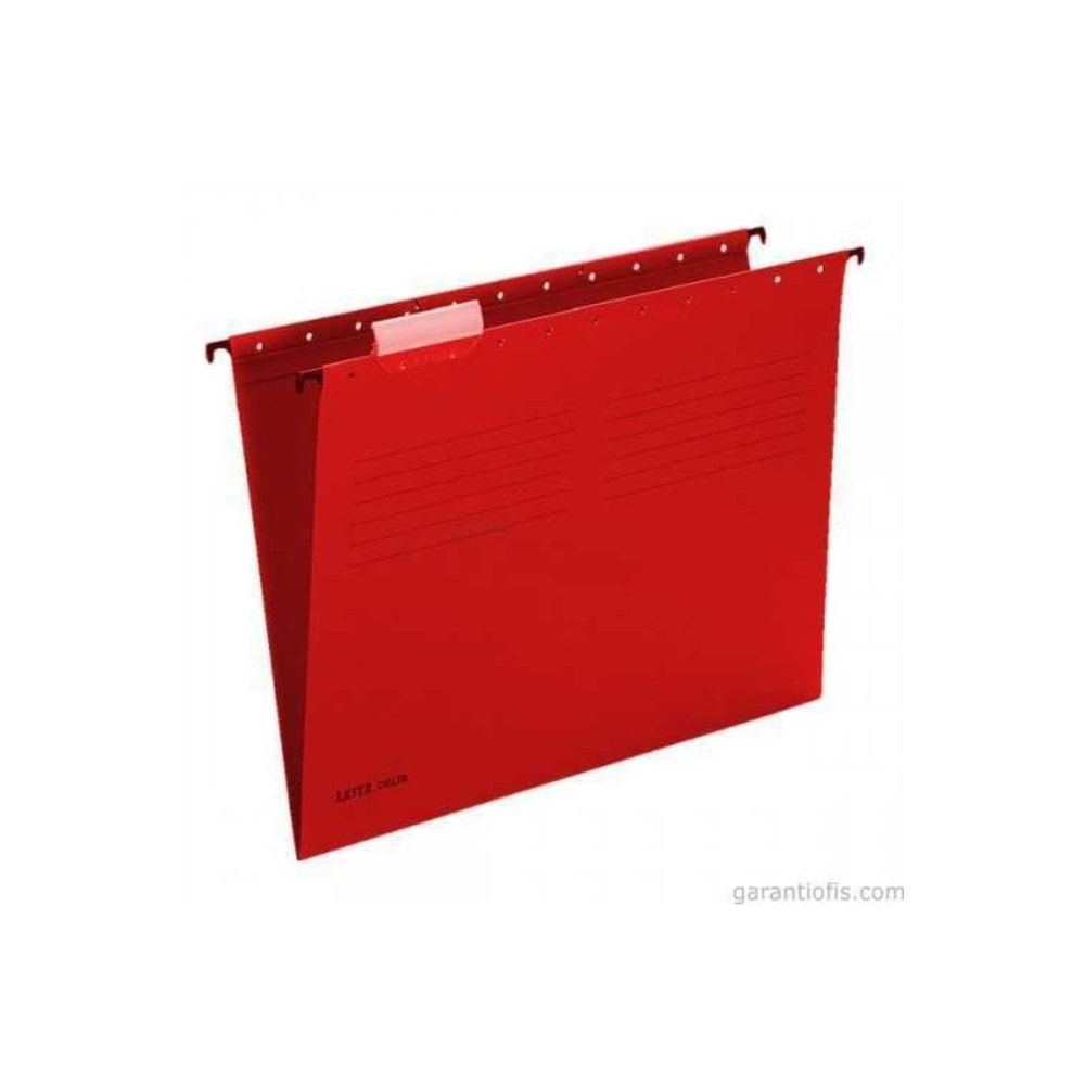 Leitz Askılı Dosya Telsiz Delta Karton A4 Kırmızı 6515 (1 Adet)