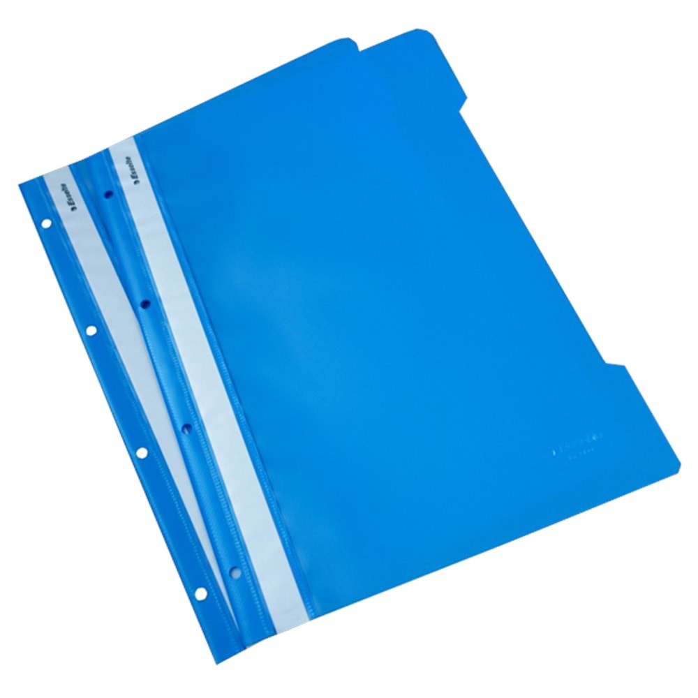 Esselte Telli Dosya Plastik A4 Açık Mavi SLT-4199 (1 Adet)
