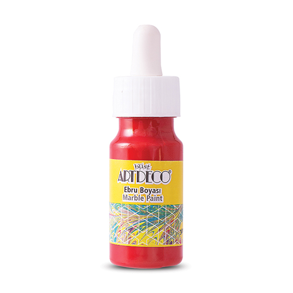 Artdeco Ebru Boyası 30 ML Kırmızı Y-016B-05 (1 Adet)