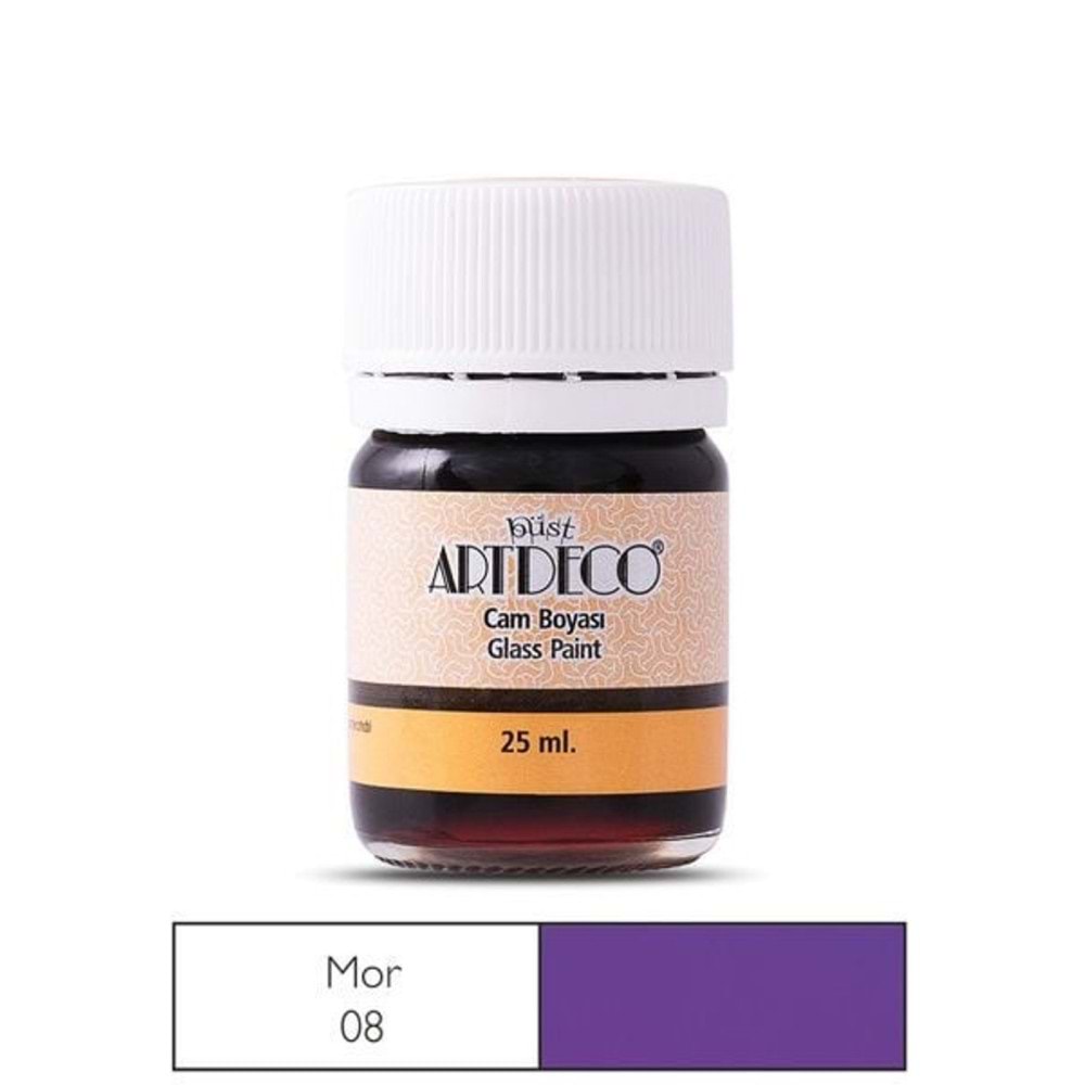 Artdeco Cam Boyası 25 Ml Öğrenci Tipi 08 Mor (1 Adet)