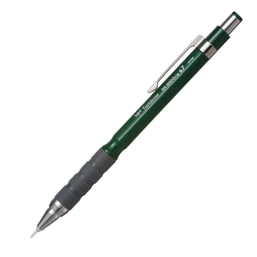 Tombow Versatil Kalem SH-300 Grip 0.7 MM Koyu Yeşil SH-GR64R7(1 Adet)
