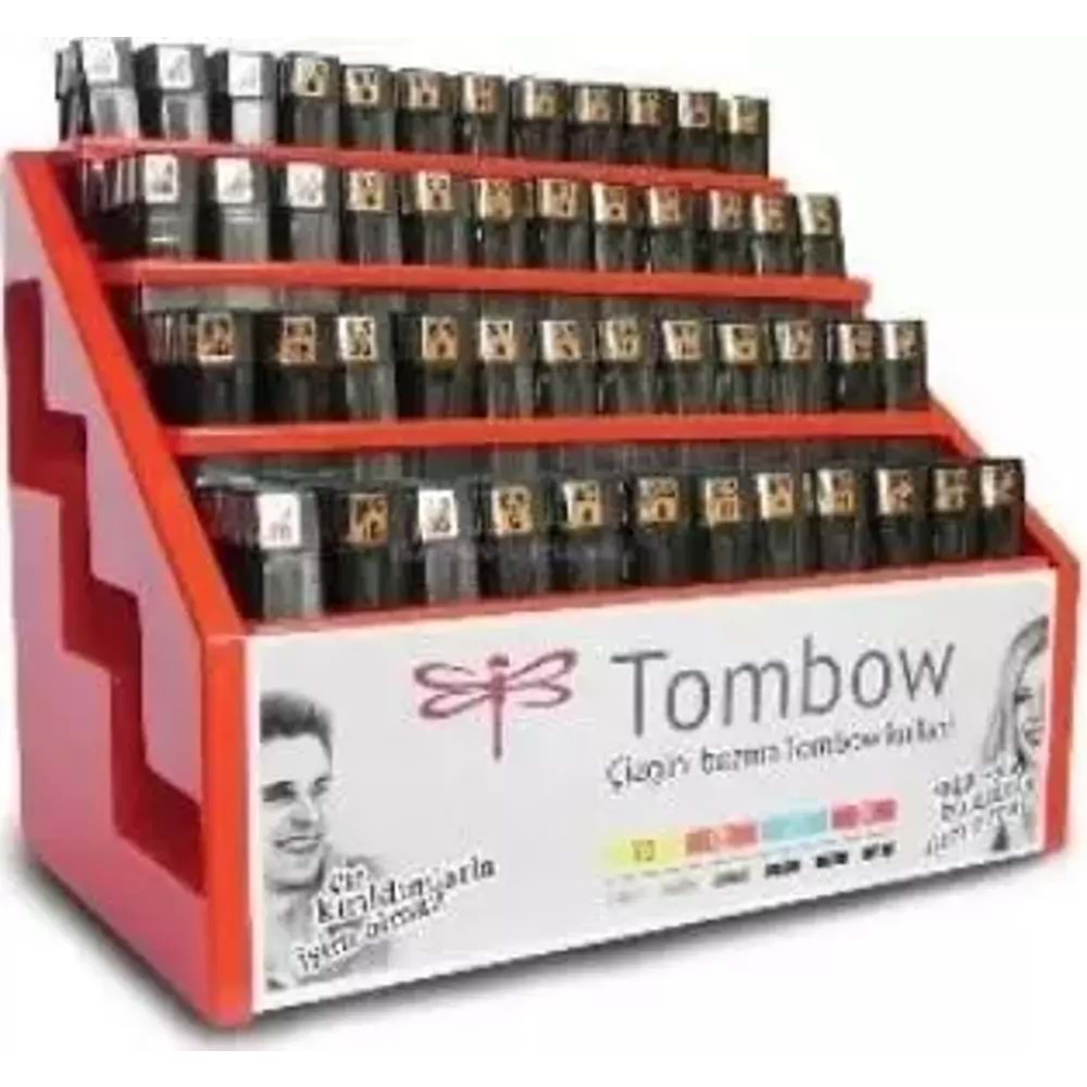 Tombow Min Klasik Mono Lead 2B 0.7 MM 720 Lİ Stand -ST-M1-RG 072B