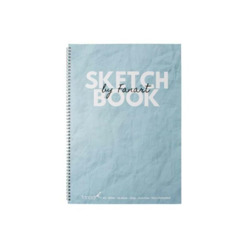 Fanart Academy Sketch Book 120 GR Spiralli 50 YP A4 Turkuaz 8671