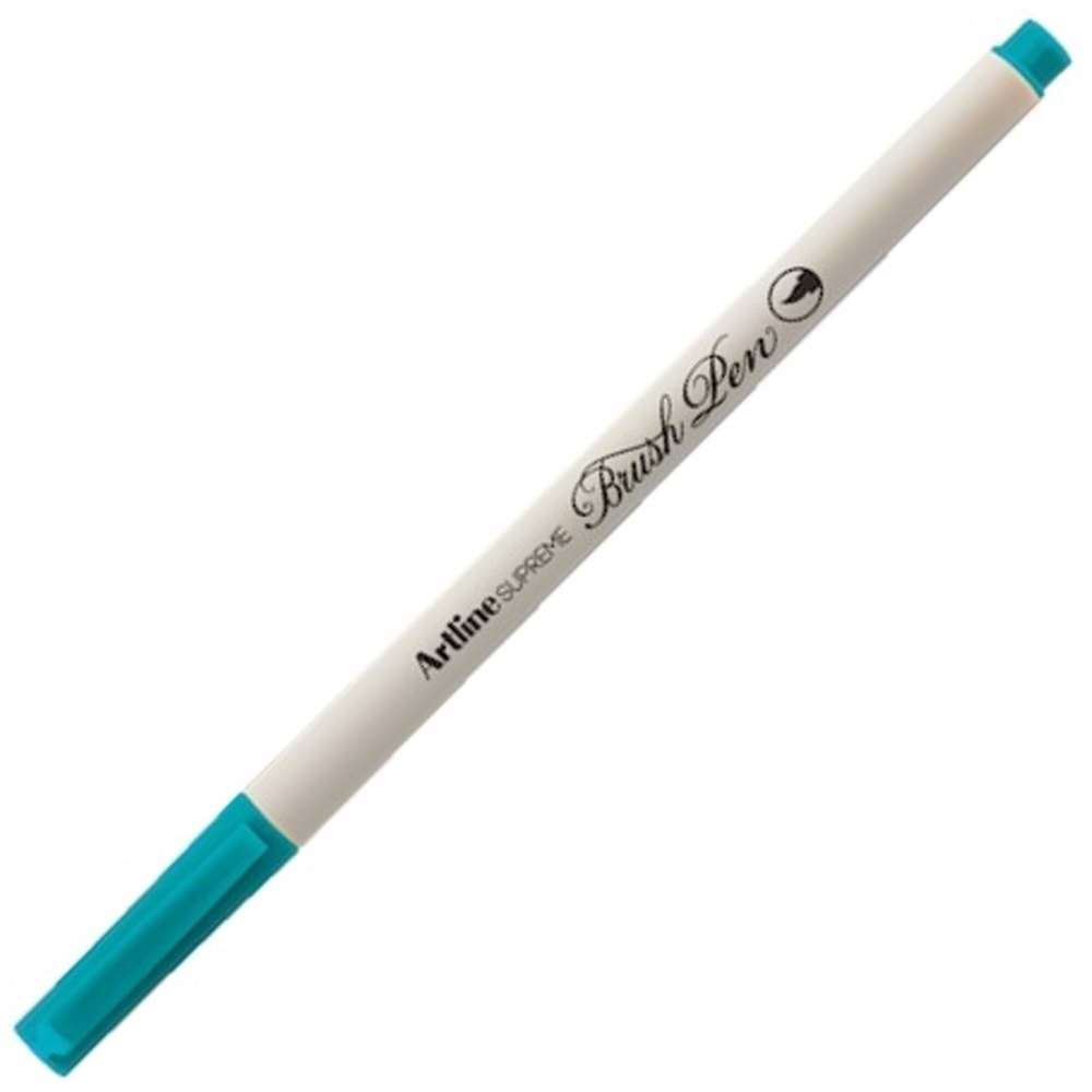 Artline Supreme Brush Uçlu Kalem Turkuaz EPFS-F (1 Adet)