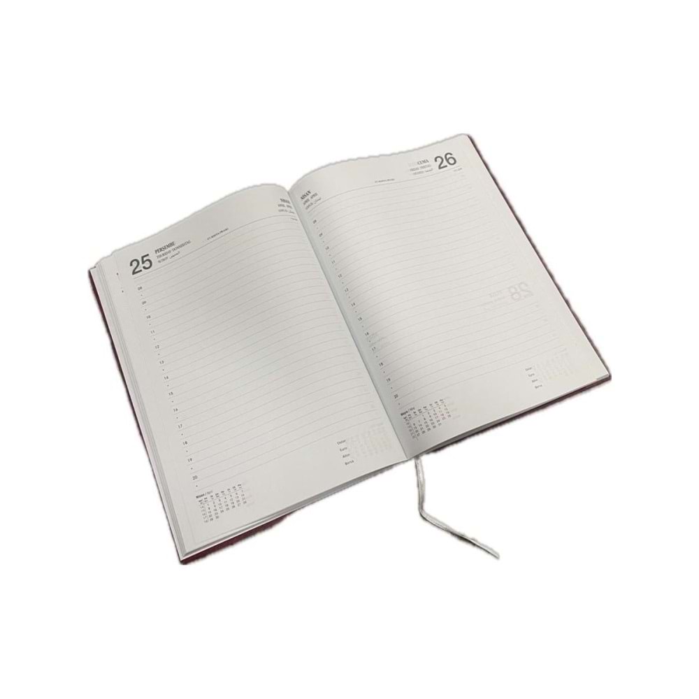 Liz Ajanda Cilt Bezi Çizgili 17x24 2026 Aj907 2026