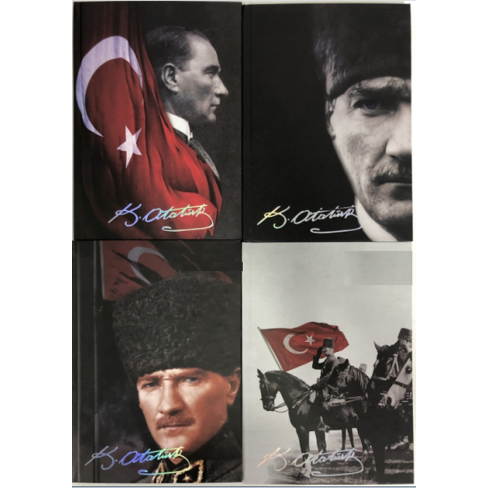Liz Ofset Kuşe Atatürk Kapak Ivory Günlük Ajanda 17x24