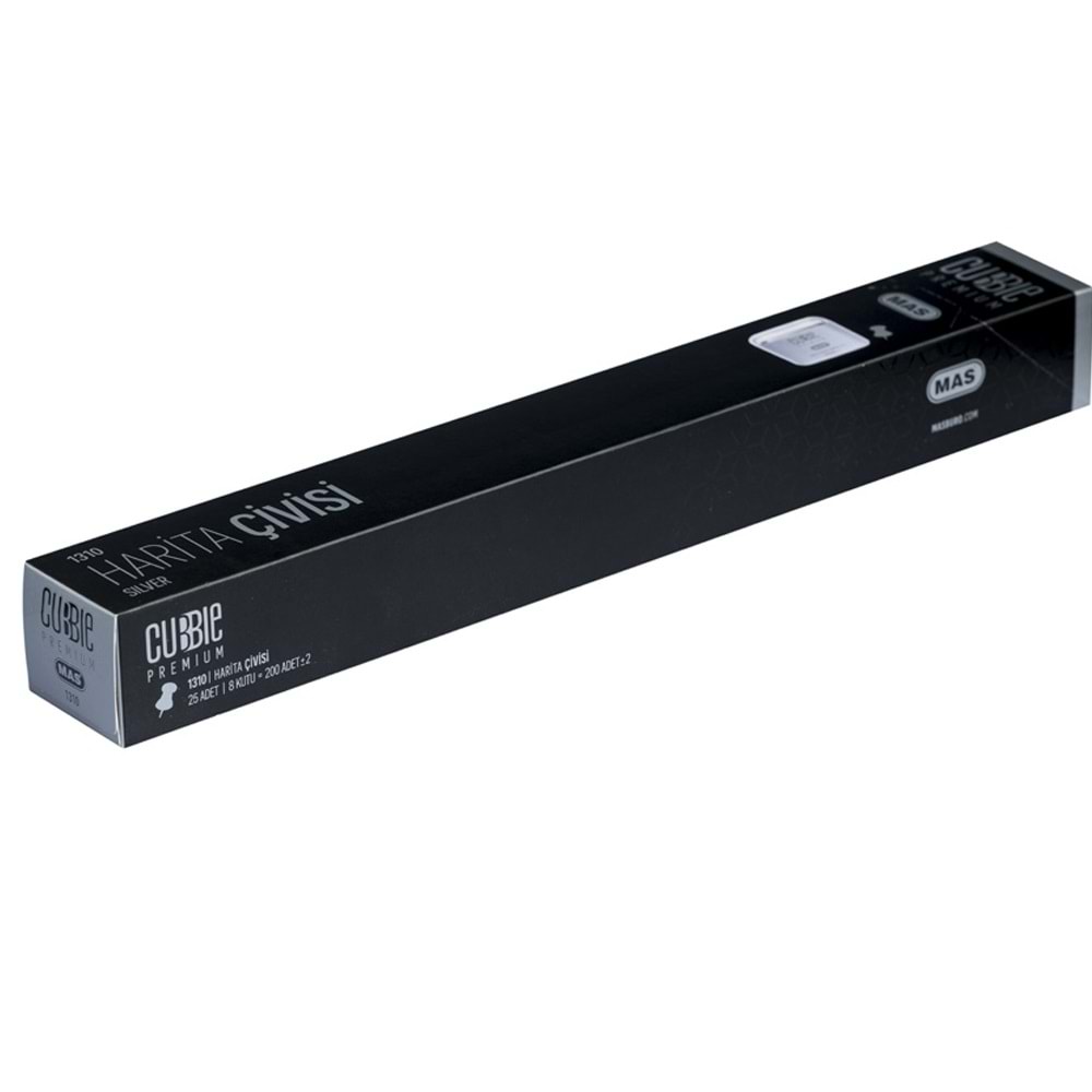Mas Harita Çivisi Standart Cubbie Premium Top Sılver 1315 (1 Adet)