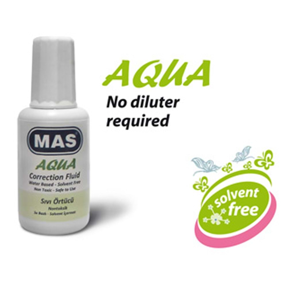 Mas Sıvı Örtücü Su Bazlı 20 ML 460 (1 Adet)