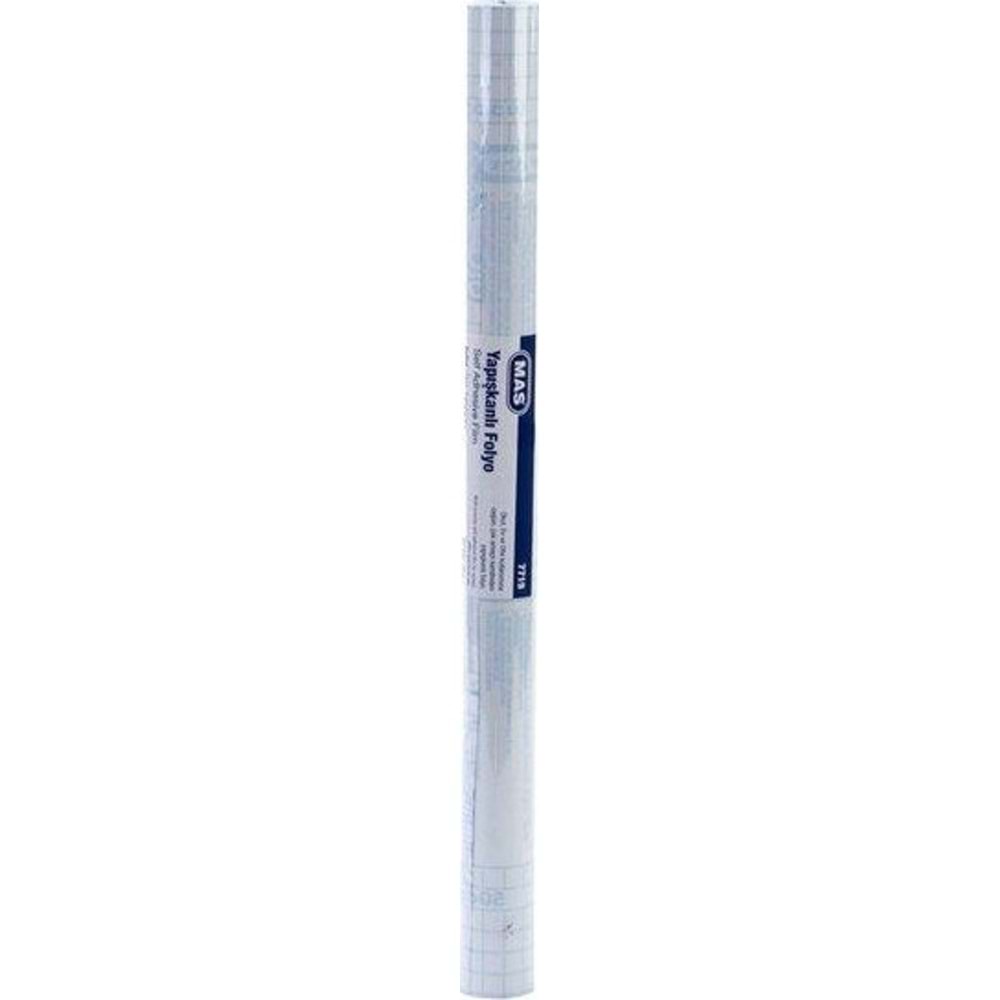 Mas Yapışkanlı Rulo Pvc 80 Mic 45x200 Cm Şeffaf 7719