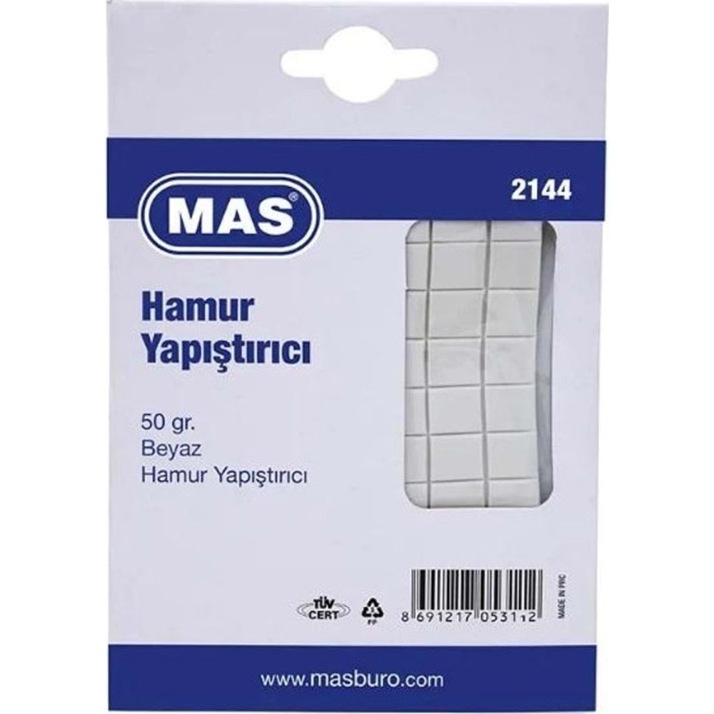 Mas Hamur Yapıştırıcı Tack It 50 GR Beyaz 2144