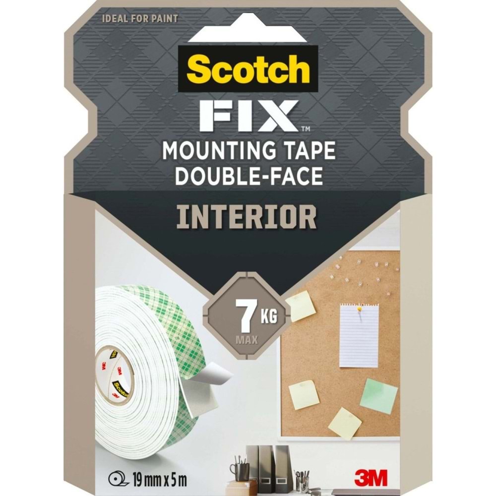 Scotch Güçlü Montaj Bandı 19mmx5m 4496g-1950p 4001