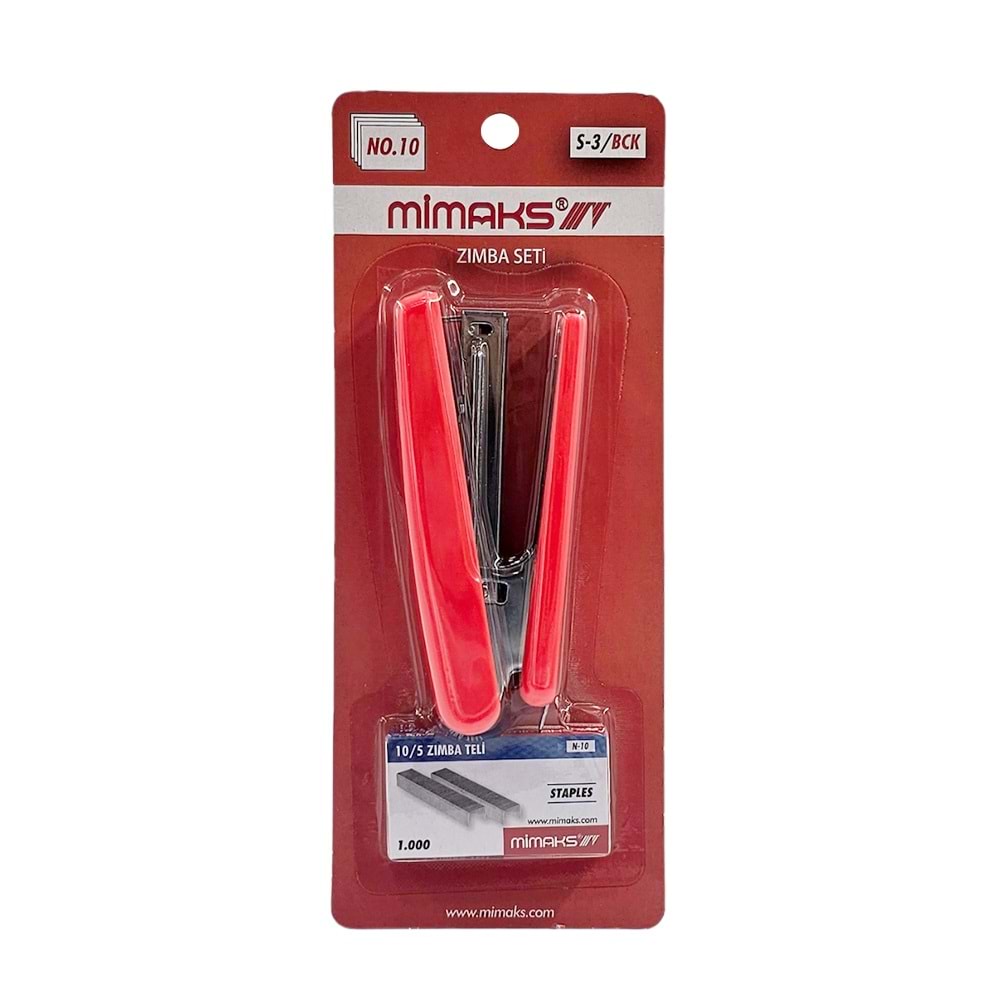 Mimaks Zımba & No: 10 Tel Set -Turancu S-3/BCK