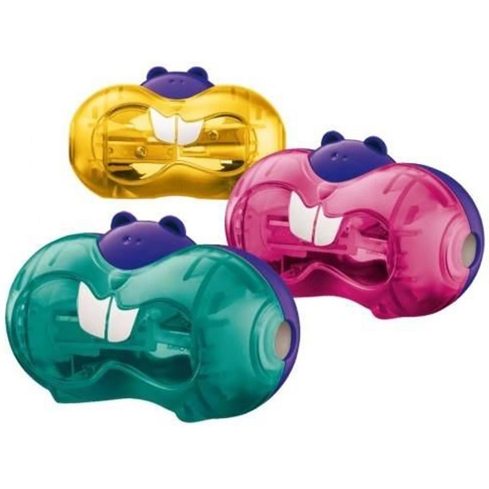 Maped Kalemtıraş Croc Croc Twıst Çift Delikli 018411 (1 Adet)
