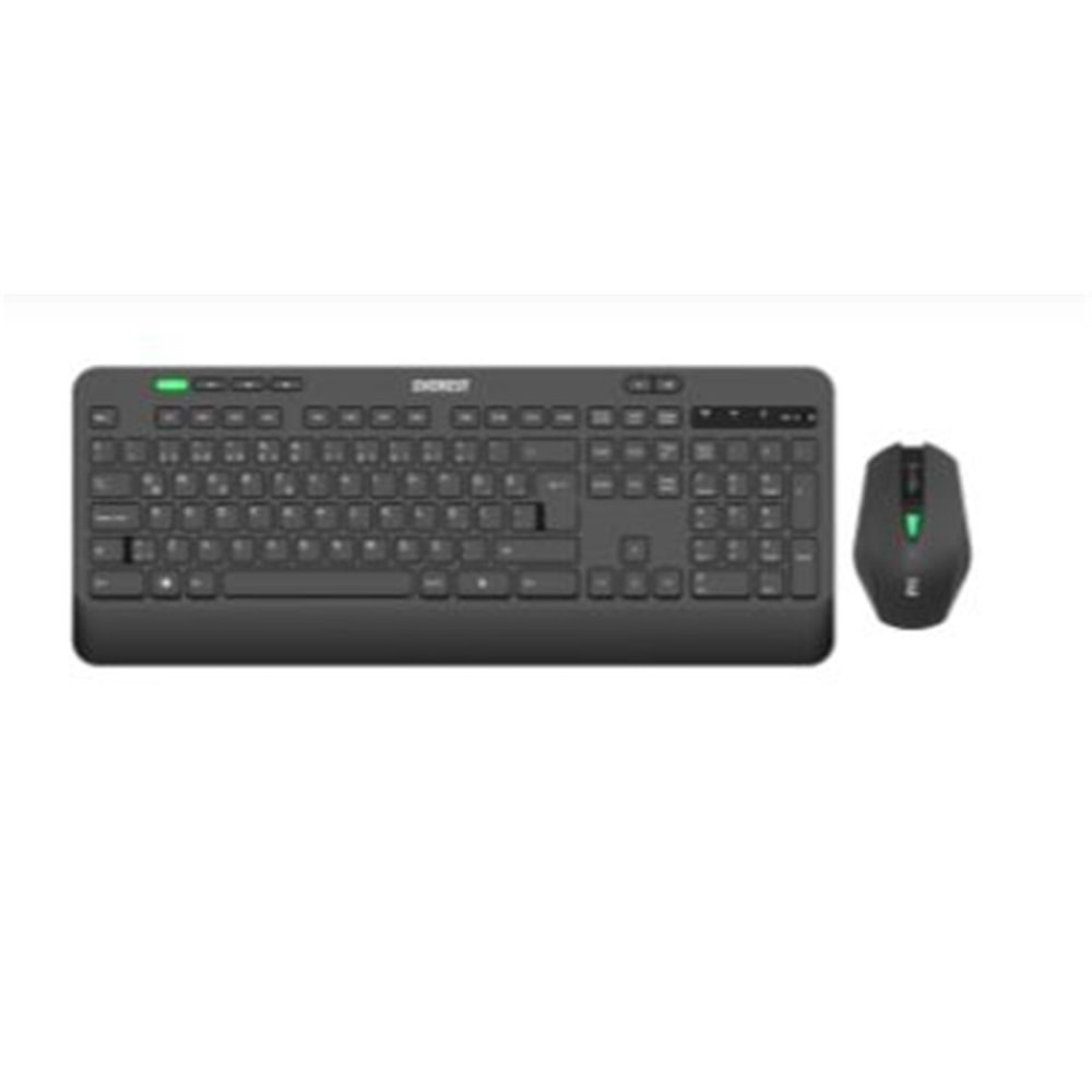 Everest KM-2620 Siyah Usb Sessiz Switch İnce Kablosuz Q Multimedia Klavye + Mouse Set
