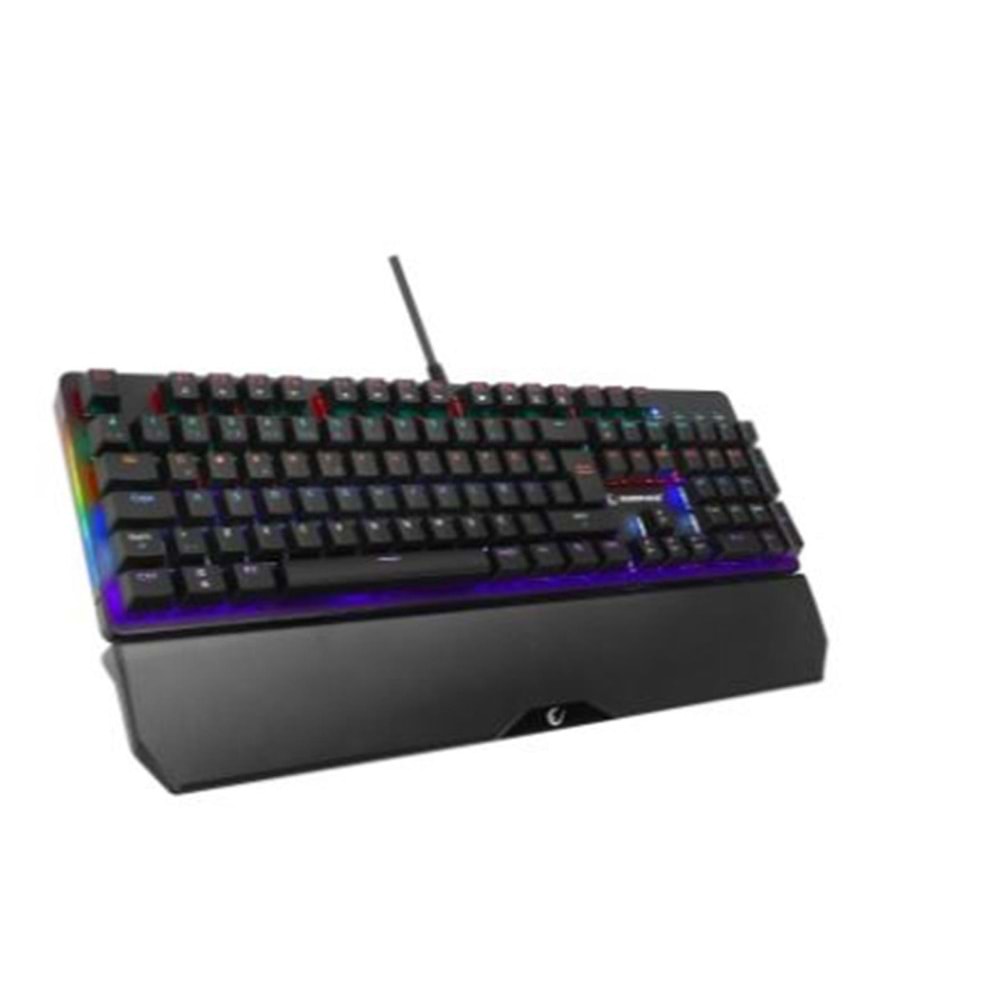 Rampage KB-R86 UMBRA Siyah USB Rainbow Aydınlatmalı Blue Switch Mekanik Gaming Oyuncu Klavye