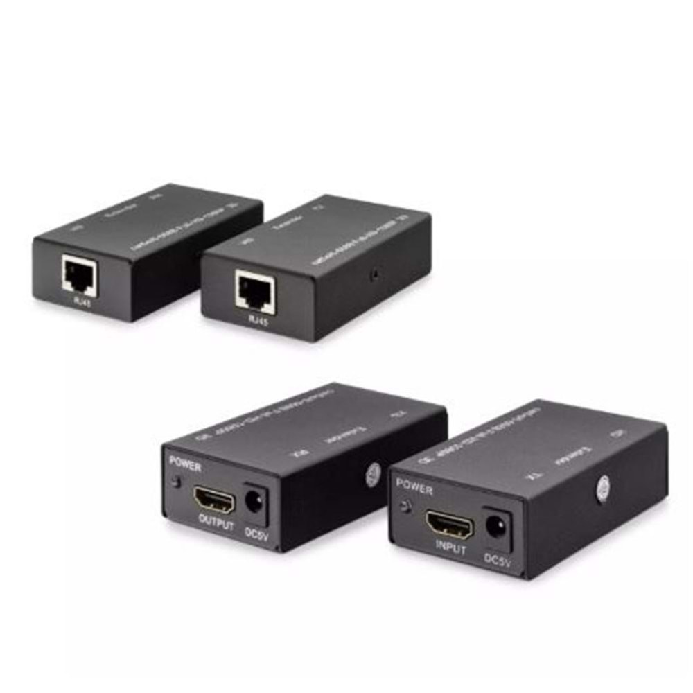 Hadron Hdx1342 60M Hdmi Extender 1080p ekran 1,65 Gbps Siyah