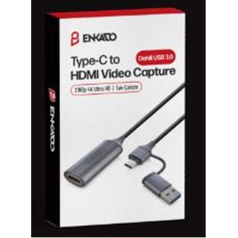 ENKADO EKD-TP46 TYPE-C+USB 3,0 TO HDMI VİDEO CAPTURE