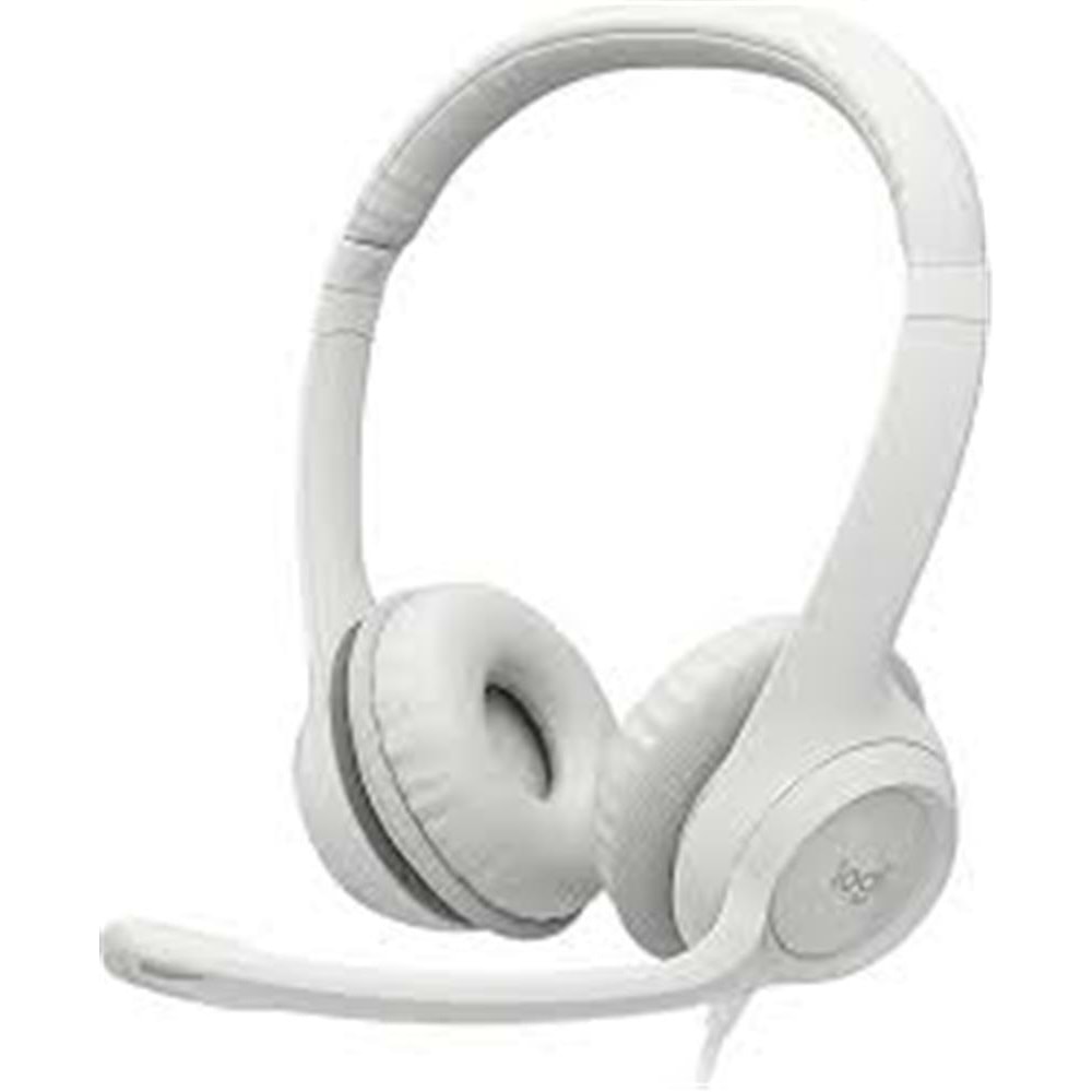 Logitech 981-001286 H390 Beyaz Usb Mikrofonlu Kulaklık