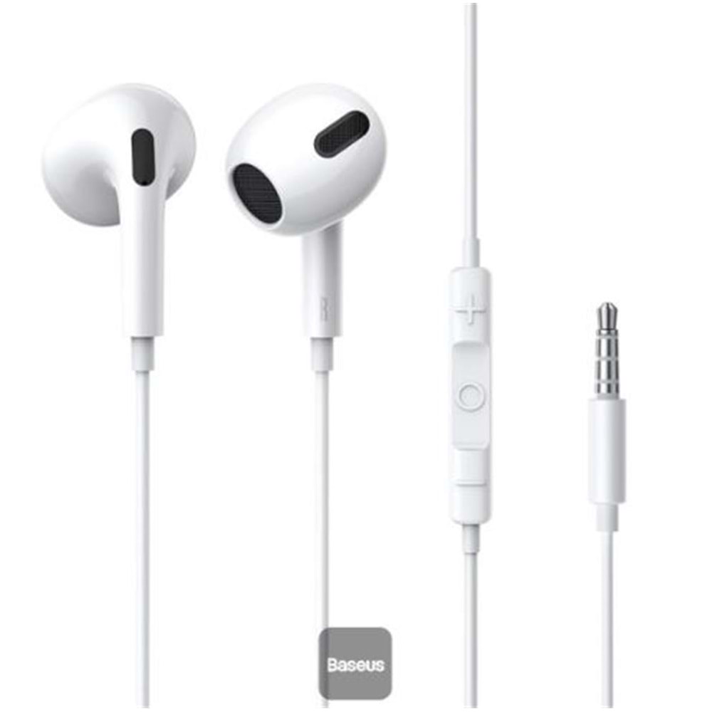 Baseus NGCR020002 Encok H17 3.5mm Beyaz Kulaklık