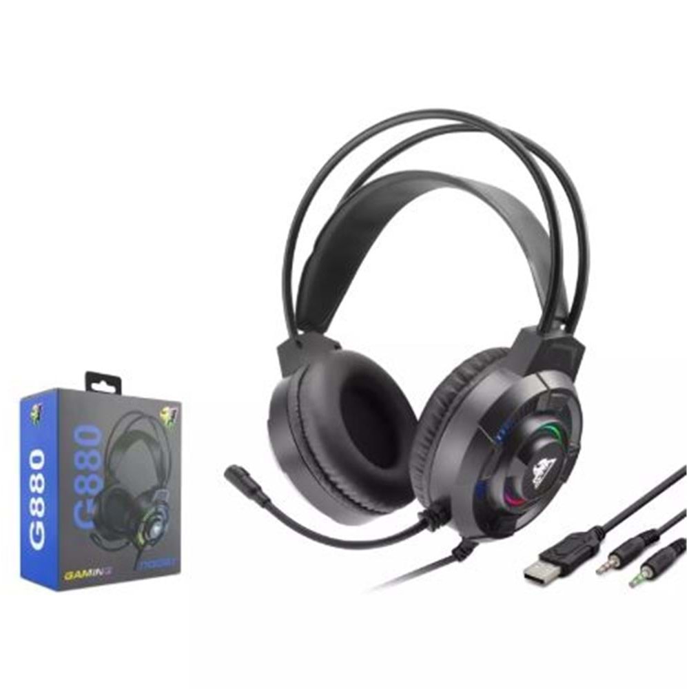 Hadron G880 Gaming Kulaklık 2-3.5Mm + Usb Siyah