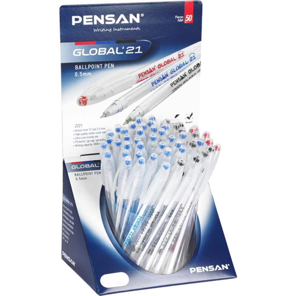 Pensan Tükenmez Kalem Global 0,5 MM MSK Stand(1 Adet)