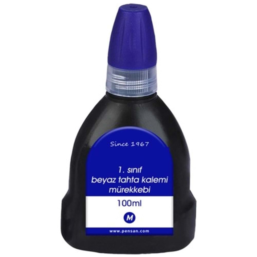 Pensan Tahta Kalemi Mürekkebi Mavi 100 ML 4009 (1 Adet)