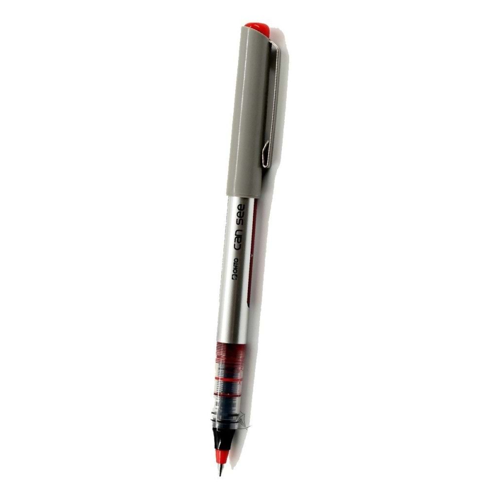 Ohto Roller Kalem Can See Jel Bilye Uçlu 0.7 mm Kırmızı CFR-157CSN (1 Adet)