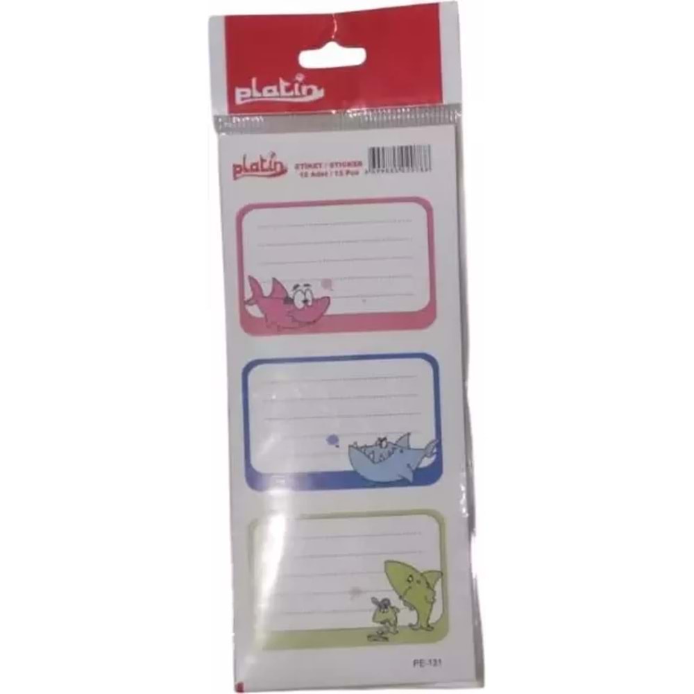 Platin Okul-Ofis Etiketi 8,5x19,5 PE-131