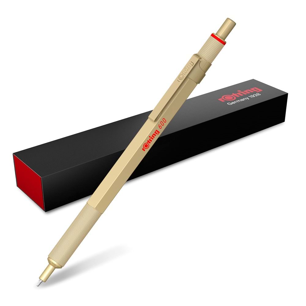 Rotring Tükenmez Kalem Altın 600