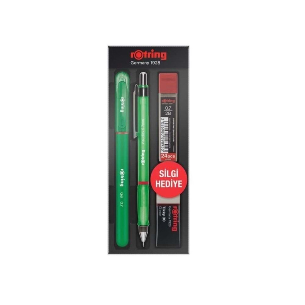 Rotring Visuclick + Jel Okul Seti 0.7 MM Yeşil