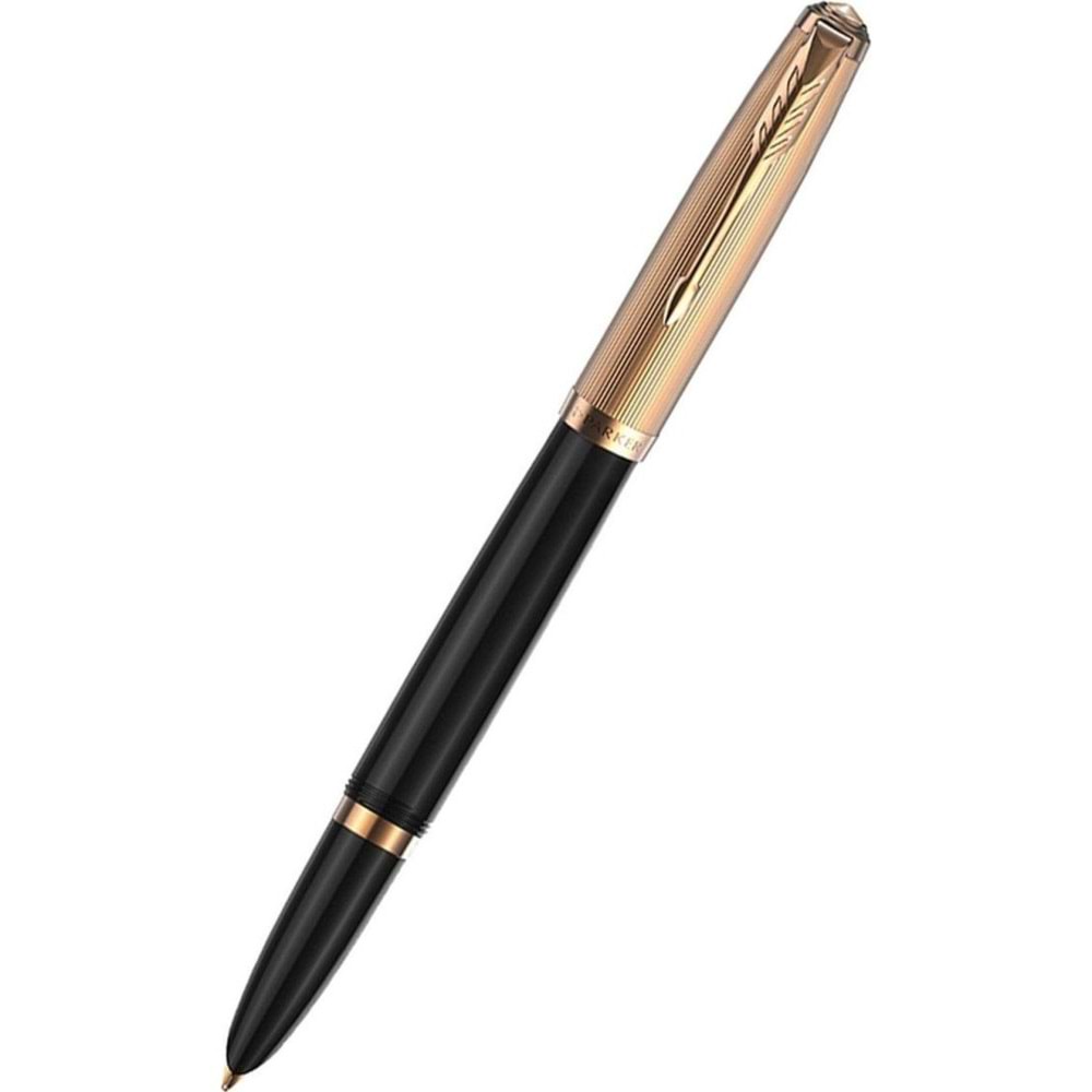 Parker Dolma Kalem Deluxe Siyah Gt 18k F Uç 51