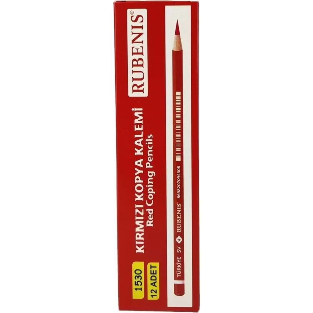 Rubenis Kopya Kalemi Kırmızı Lüks 1530 (1 Adet)
