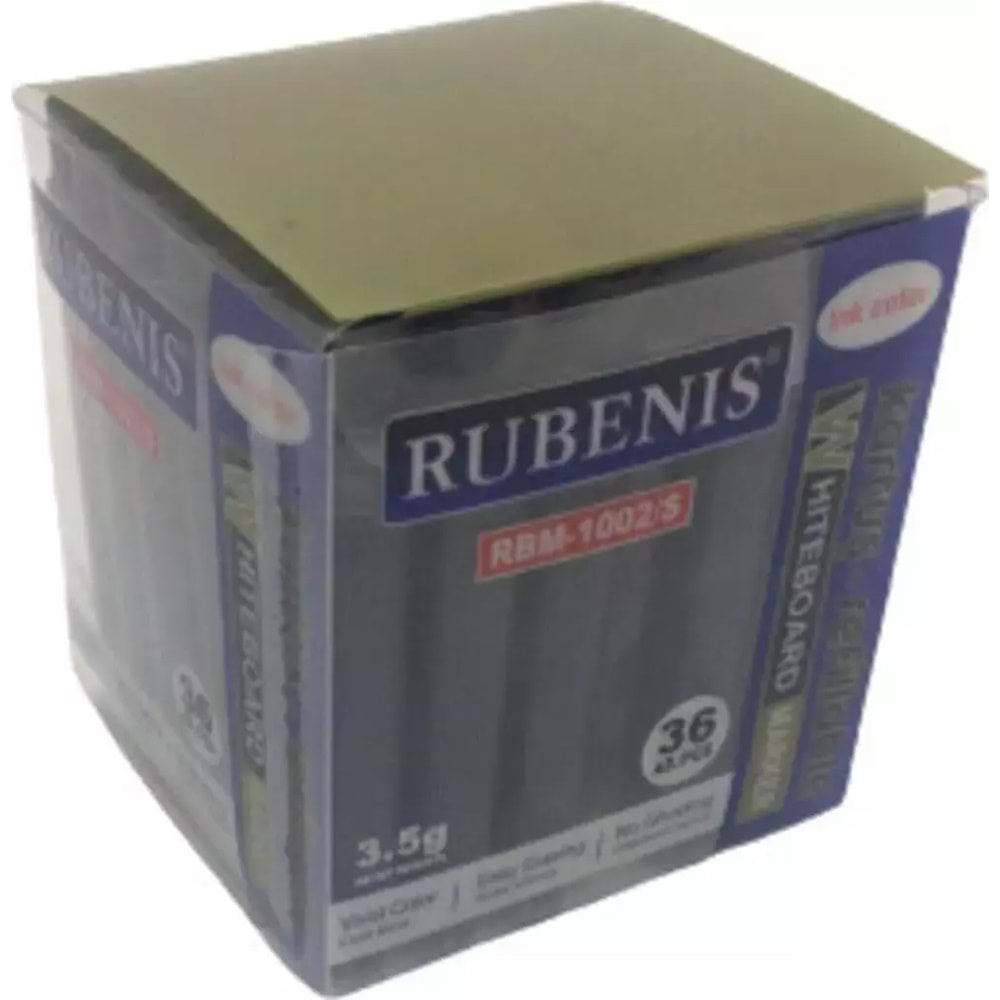 Rubenis Tahta Kalemi Kartuşu Siyah RBM-1002/S (1 Adet)