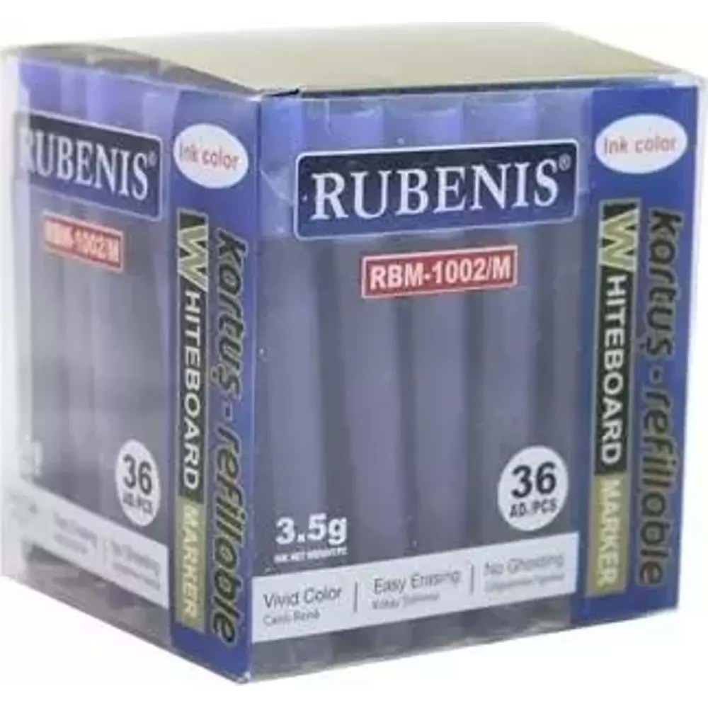 Rubenis Tahta Kalemi Kartuşu Mavi RBM-1002/M (1 Adet)